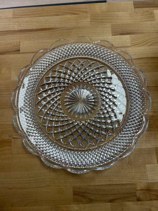 Anchor Hocking Wexford serving platter 14” (804B)