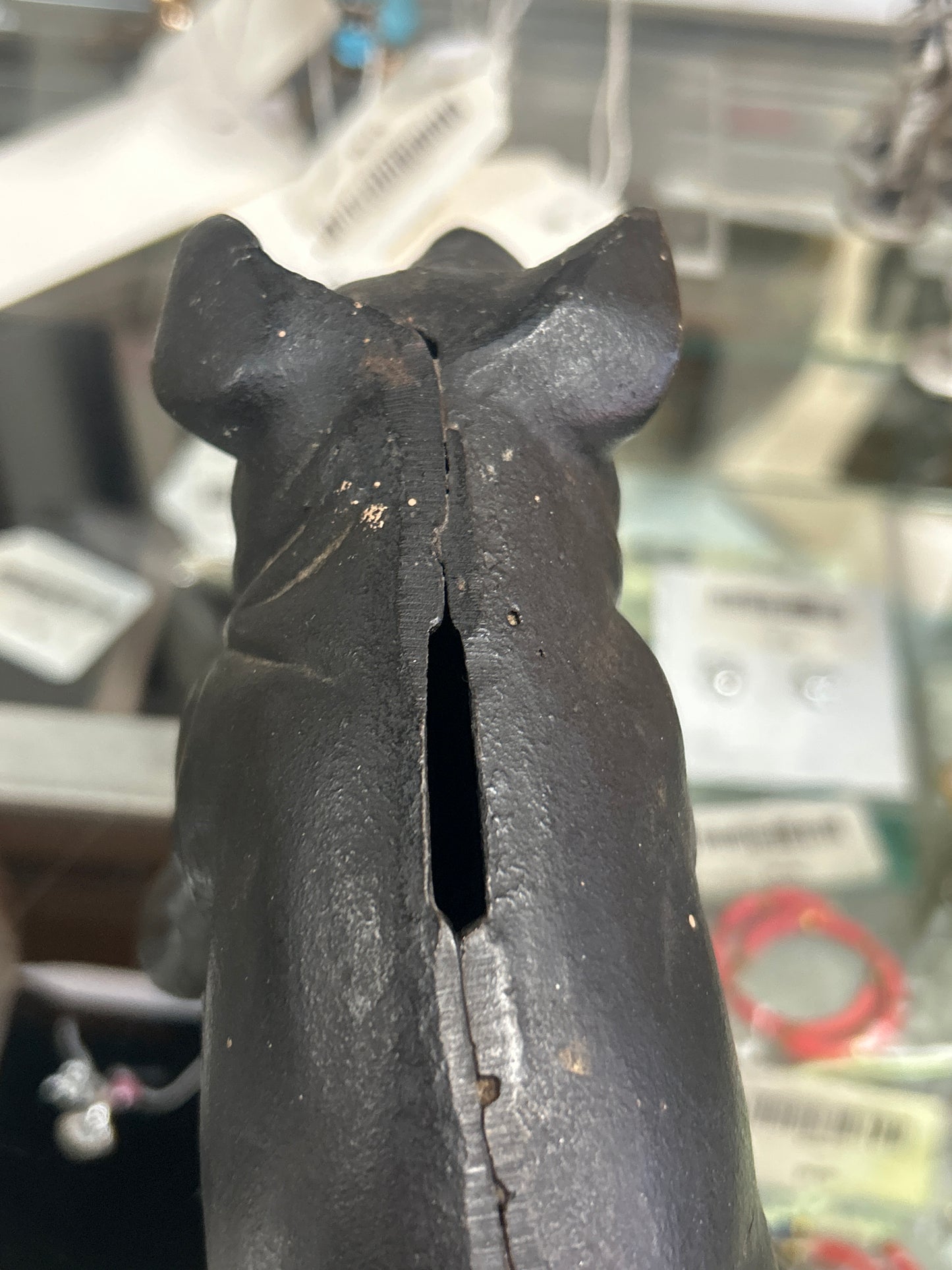 Vintage Cast Iron Pig Bank