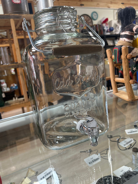 Drinking Dispenser Glass 2 Gallon