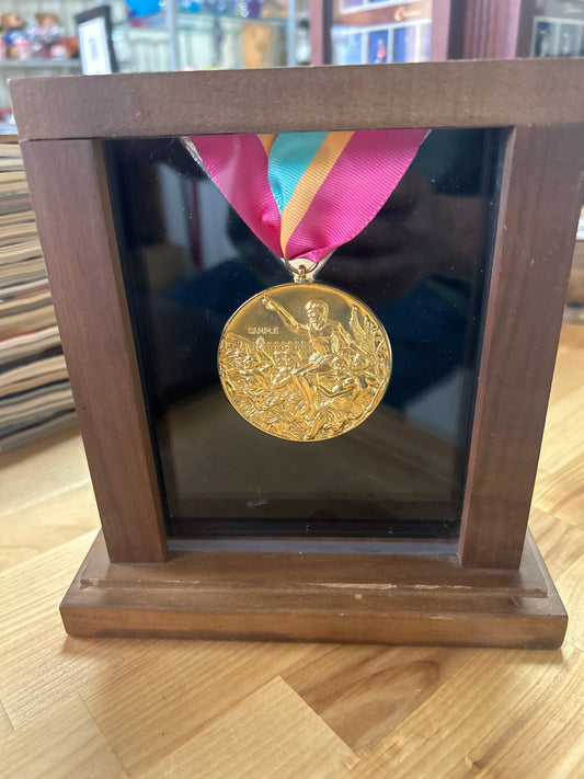 Josten’s Sample Metal 1984 Olympics in original case