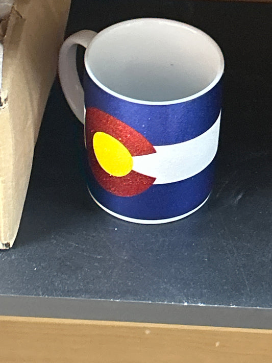 Colorado Mugs set of 6 (one with small chip)
