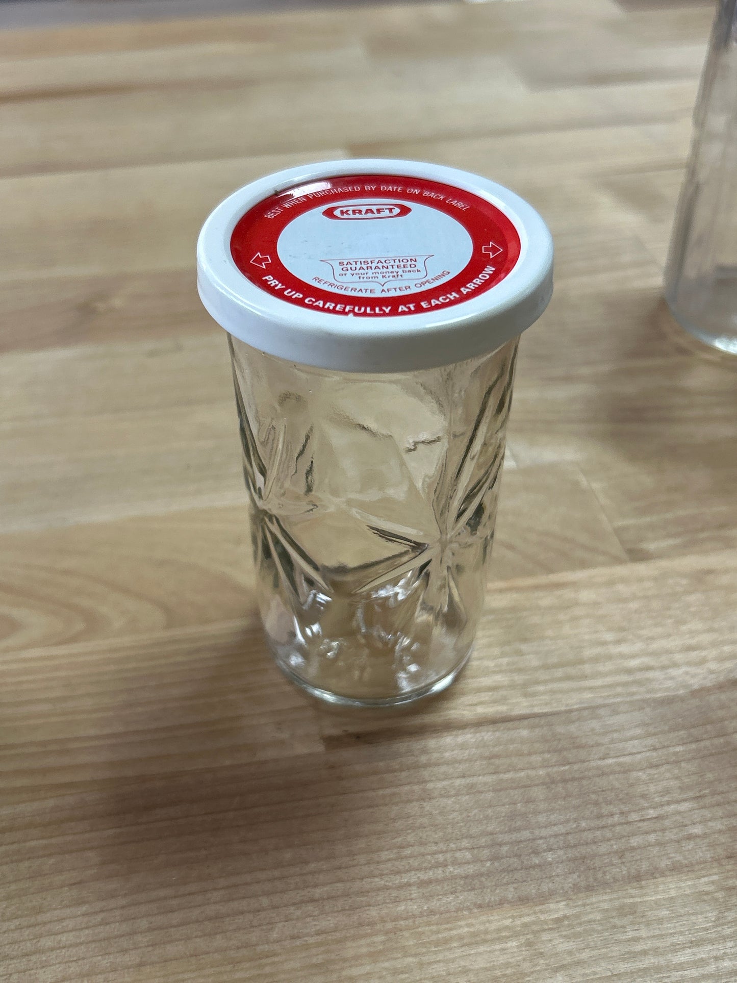 Kraft 50th Anniversary Starburst Glass Ball Jelly Jar