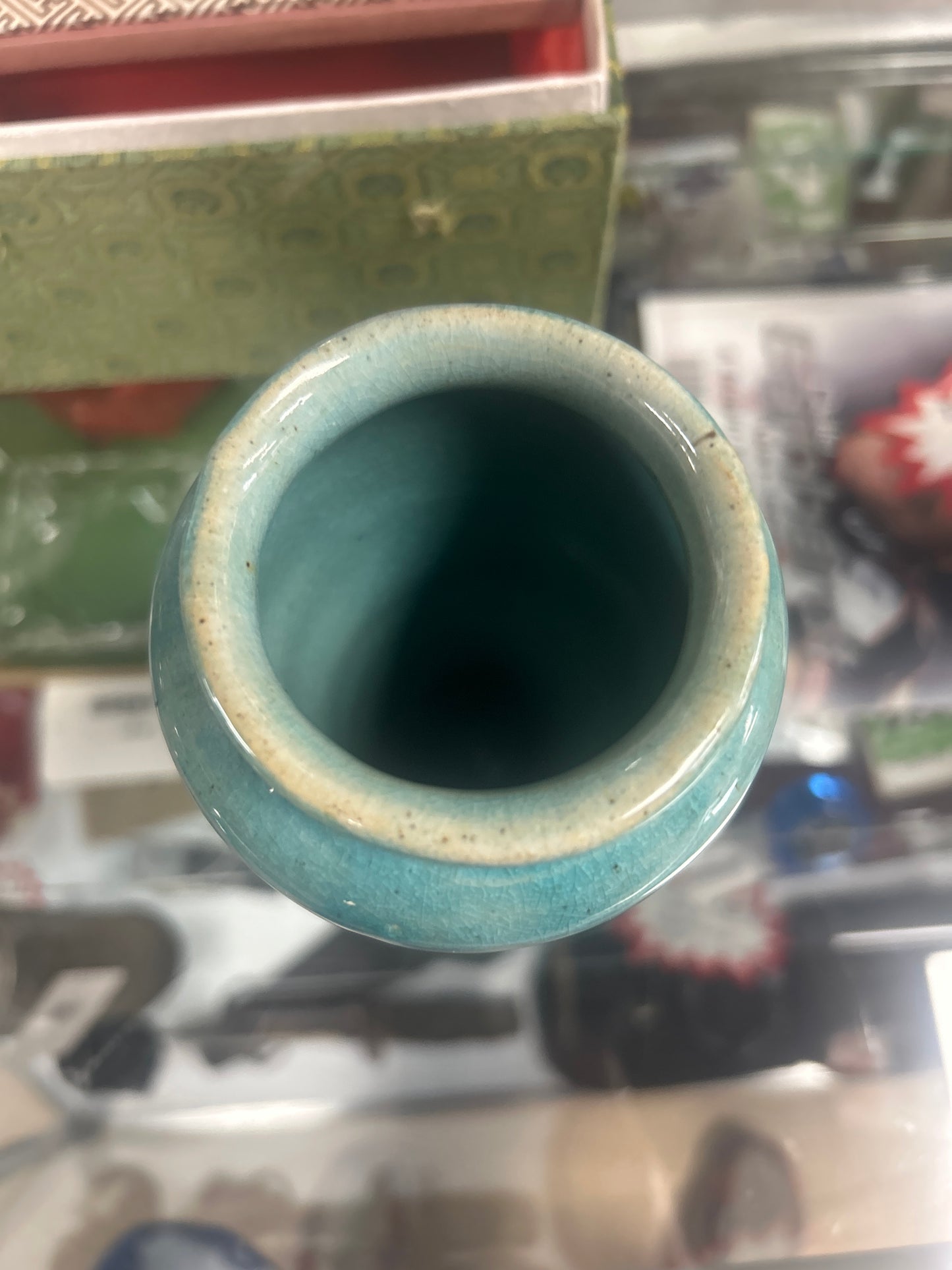 Vintage Signed Vase 6”