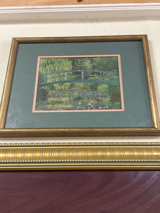 “Water Lilies" by Monet Framed and matted print