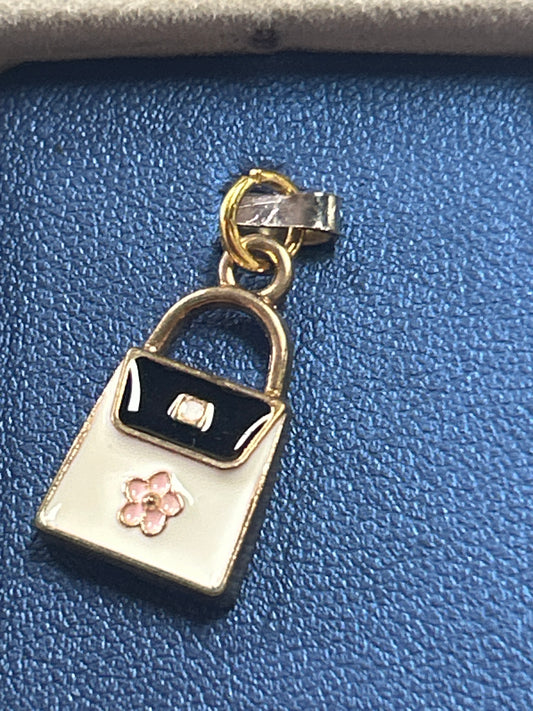 Charm (handbag pink flower)