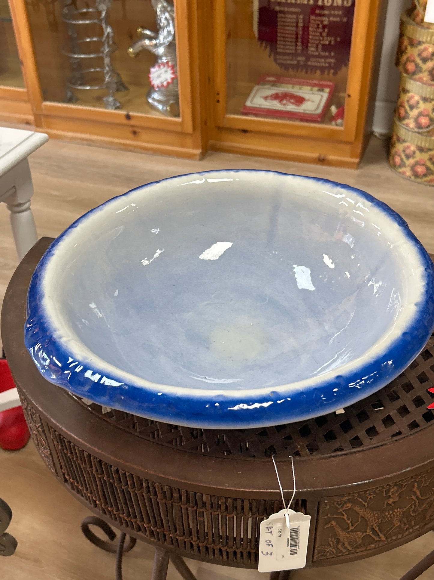 Large Vintage Wash Basin (w/b) 16”