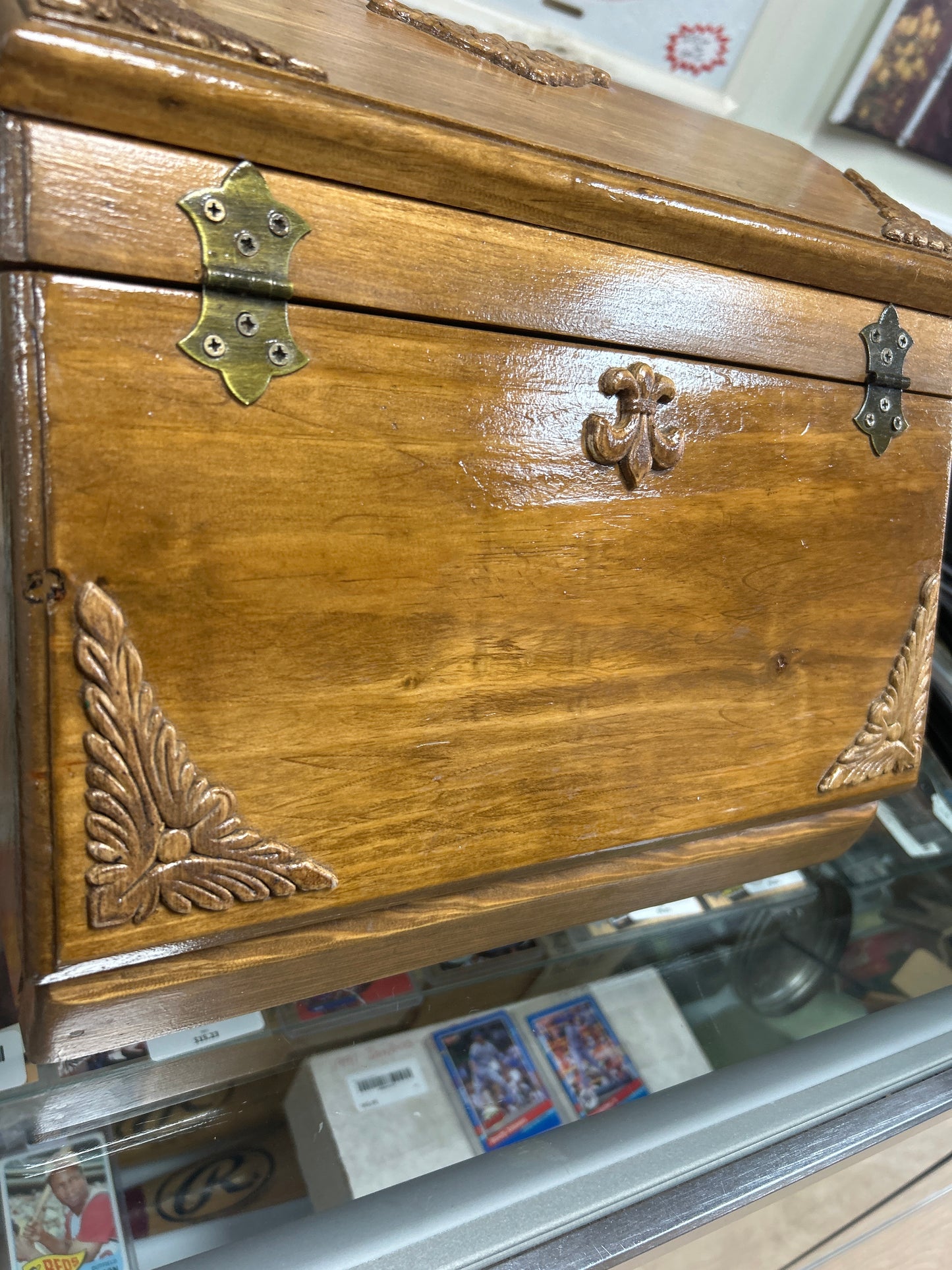 Vintage Wood Bread Box