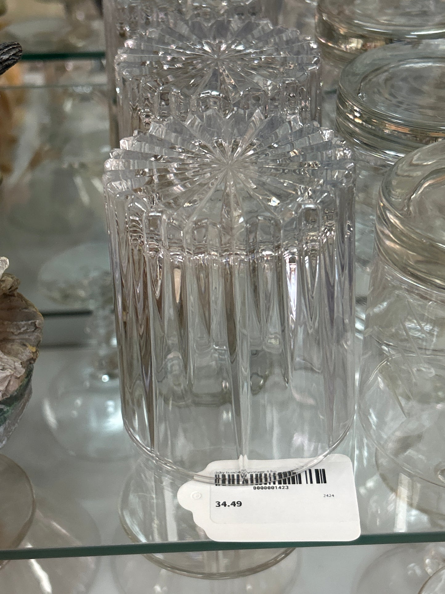 Whiskey tumblers vintage (set of 4)