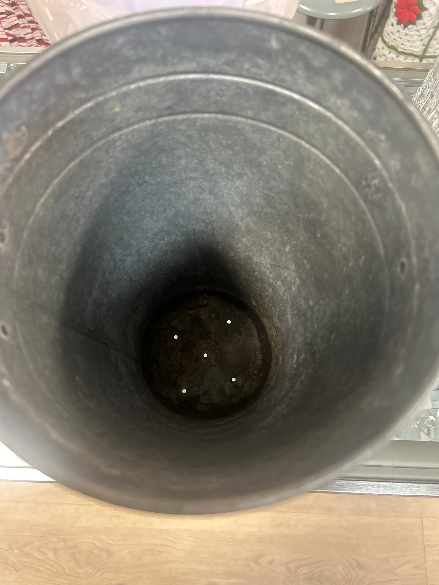 Painted Metal Bucket