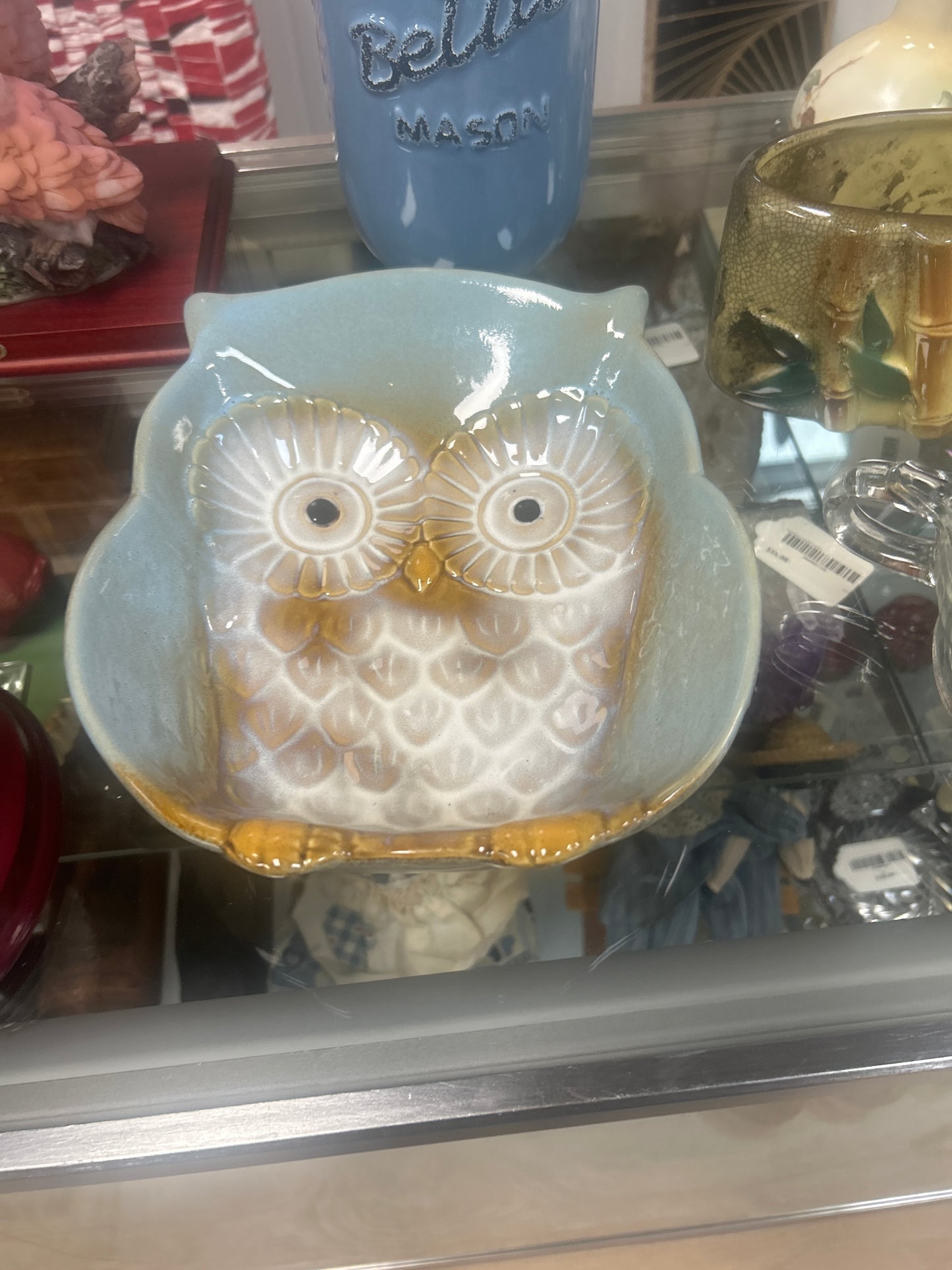 CeramicOwl Shaped Bowl 3D Figural