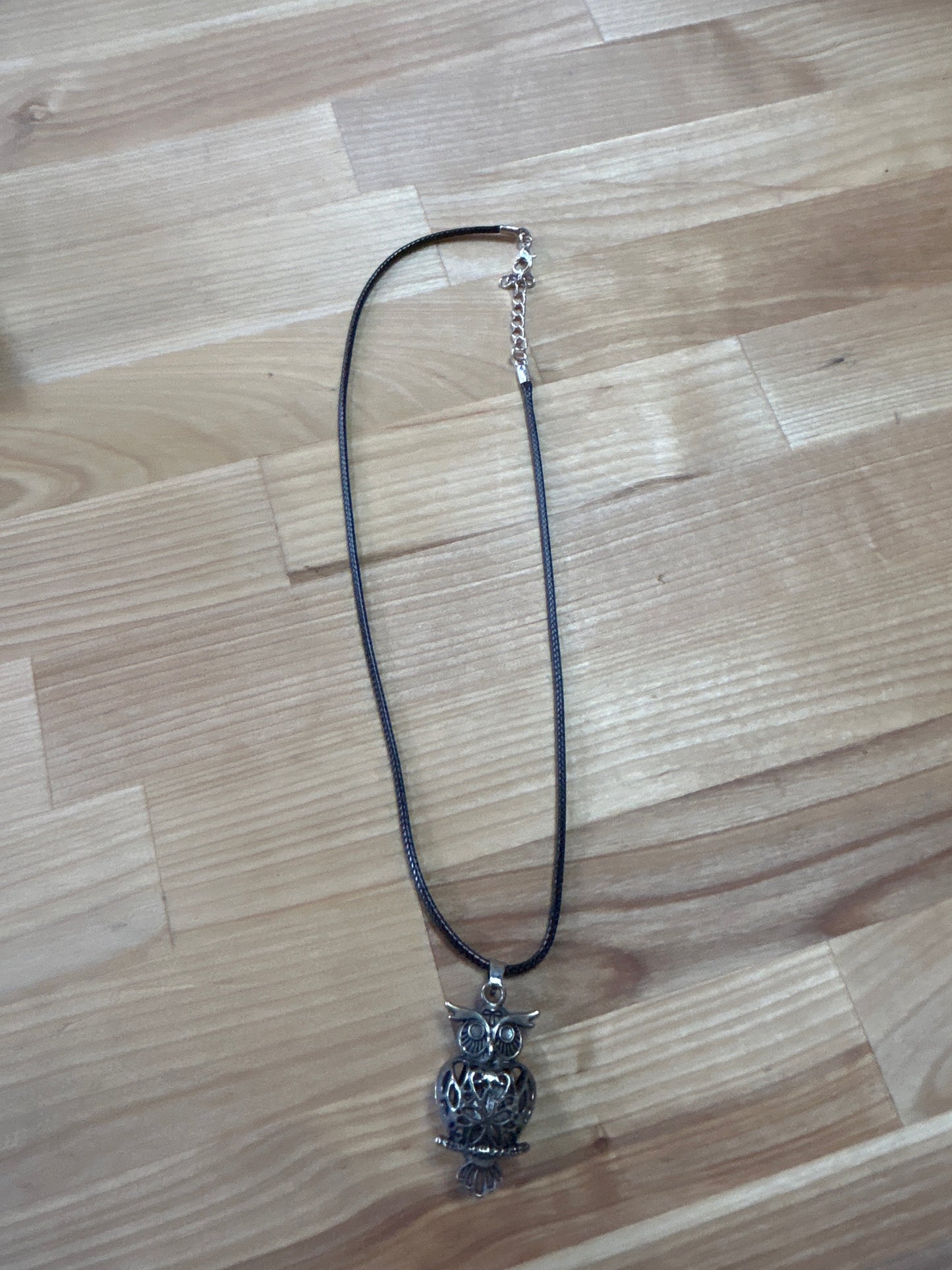 Owl Necklace (opens)