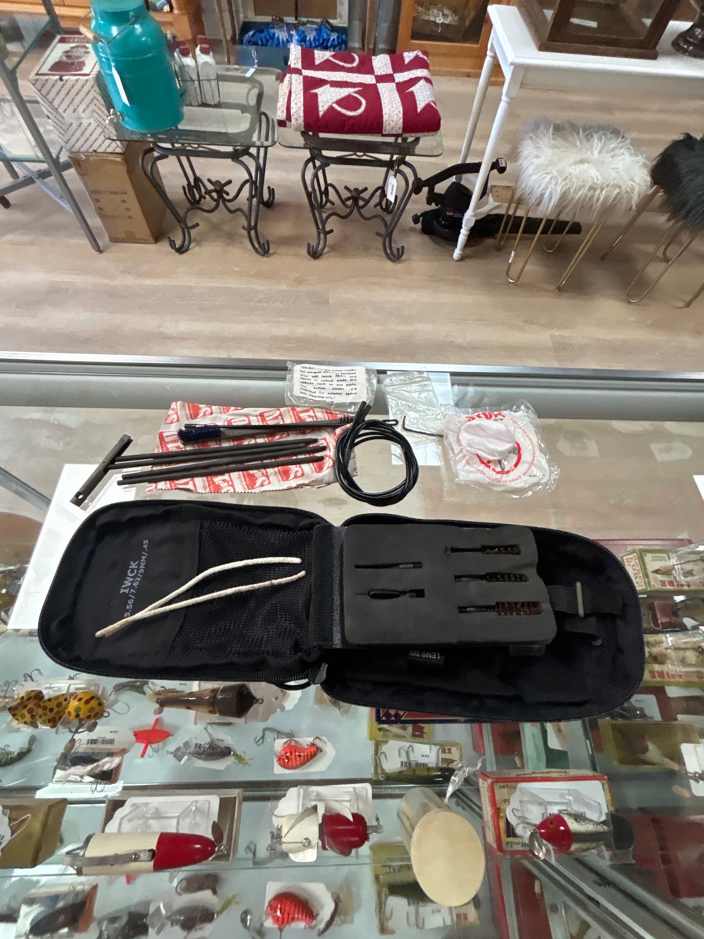 IWCK Weapons Cleaning Kit OTIS Black Zipper Case Used
