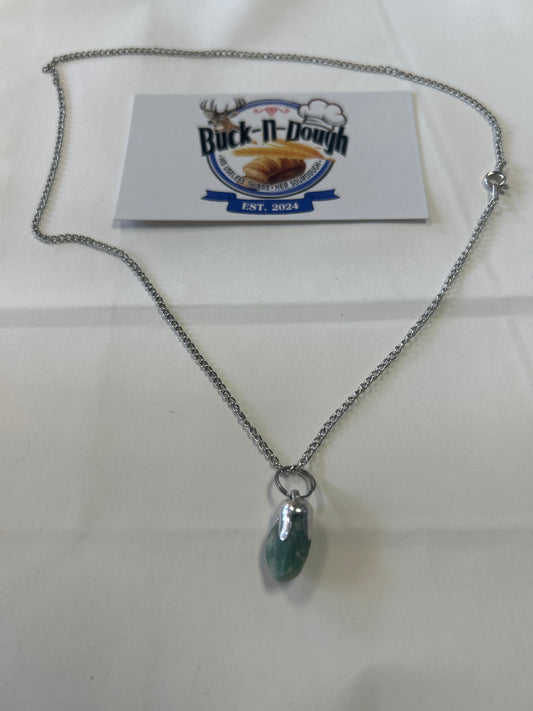 Necklace w/ crystal pendant (or a rock?)