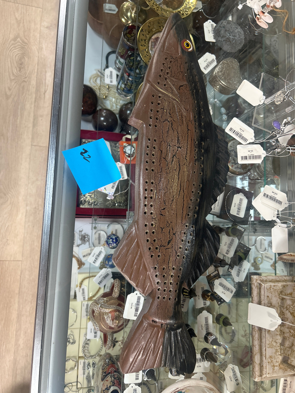 Rivers Edge Products Fish Cribbage Board Set