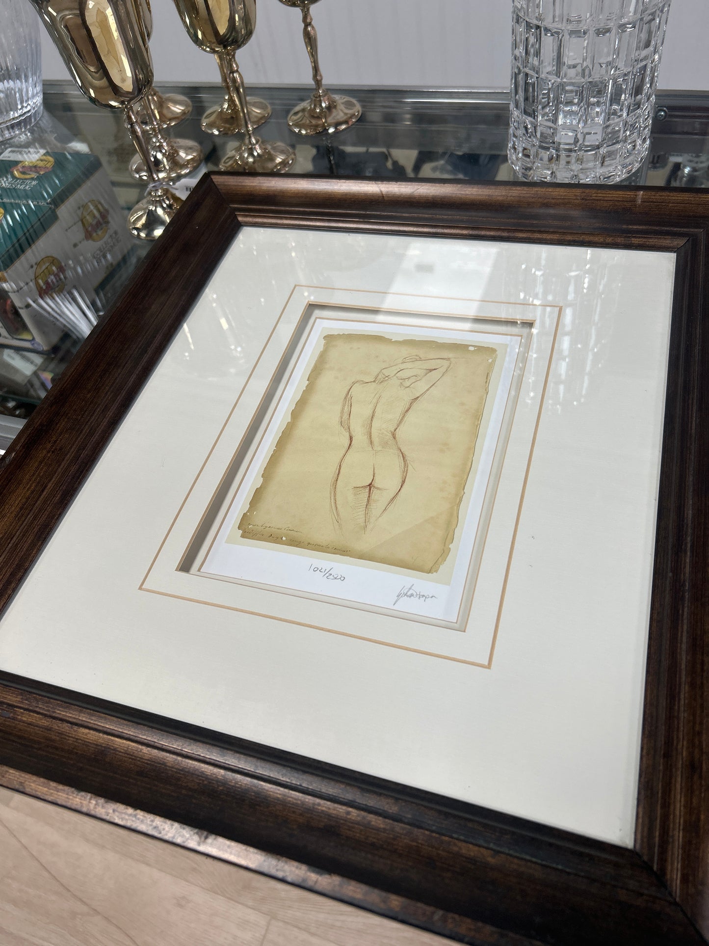 Ethan Harper lithograph titled "Antique Figure Study II” signed and numbered
