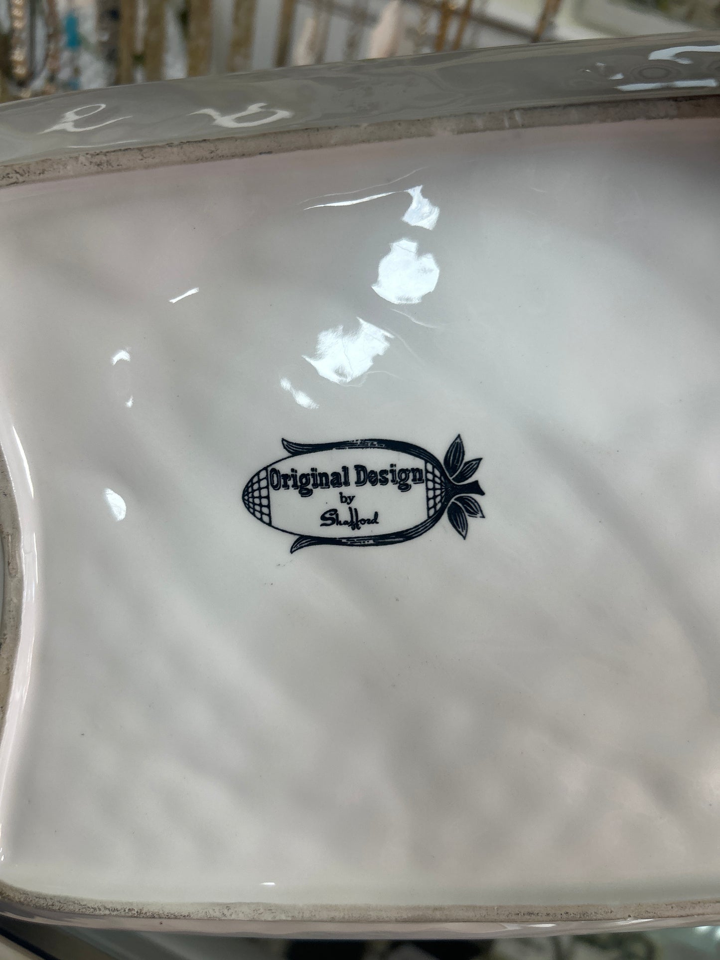VTG Original Design Shafford Corn Serving Platter