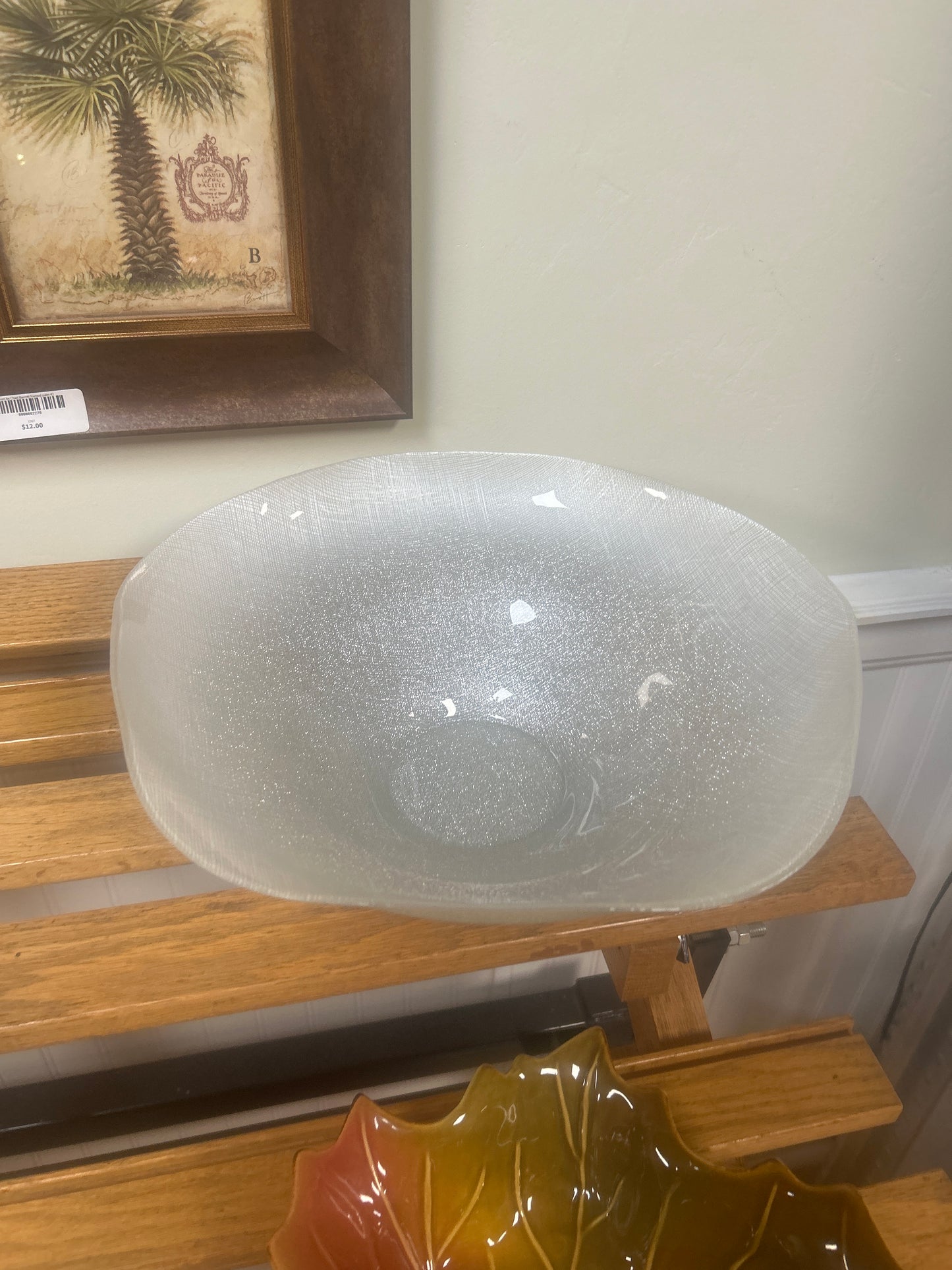 Glass bowl White Decor