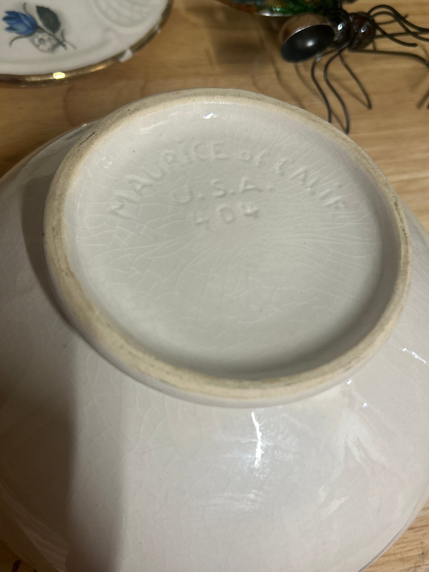 Vintage Maurice Of Calf. Porcelain Covered Tureen
