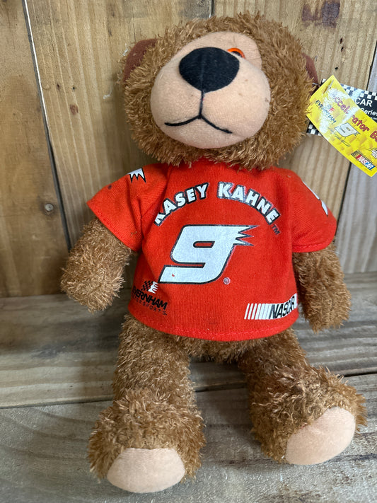 NASCAR Accelerator Bear w/Tags 2004 #9 Casey Kahne Red Dodge Shirt
