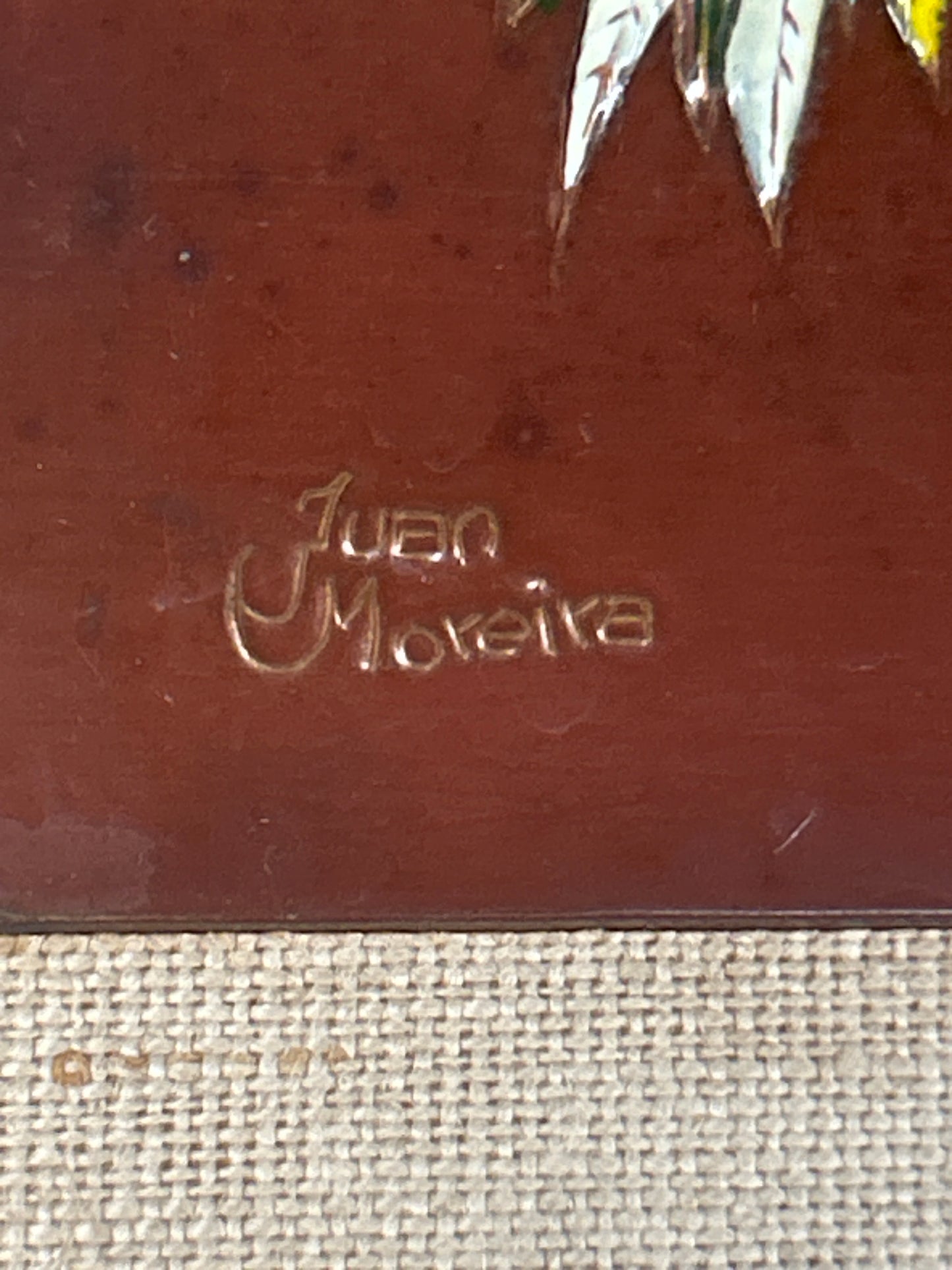 Juan Moreira metal art 11.5x5.5”