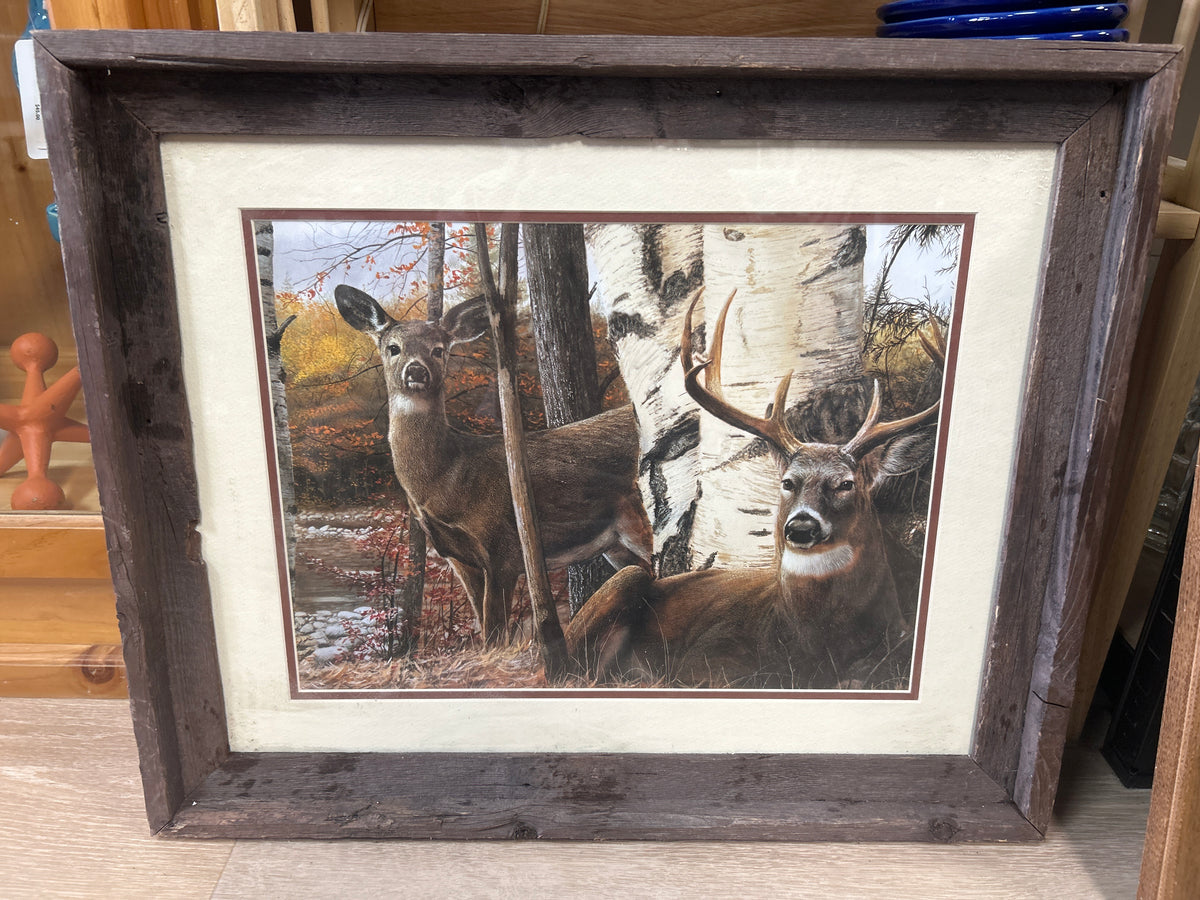 Autumn's Majesty" and was painted by artist Kevin Daniel.