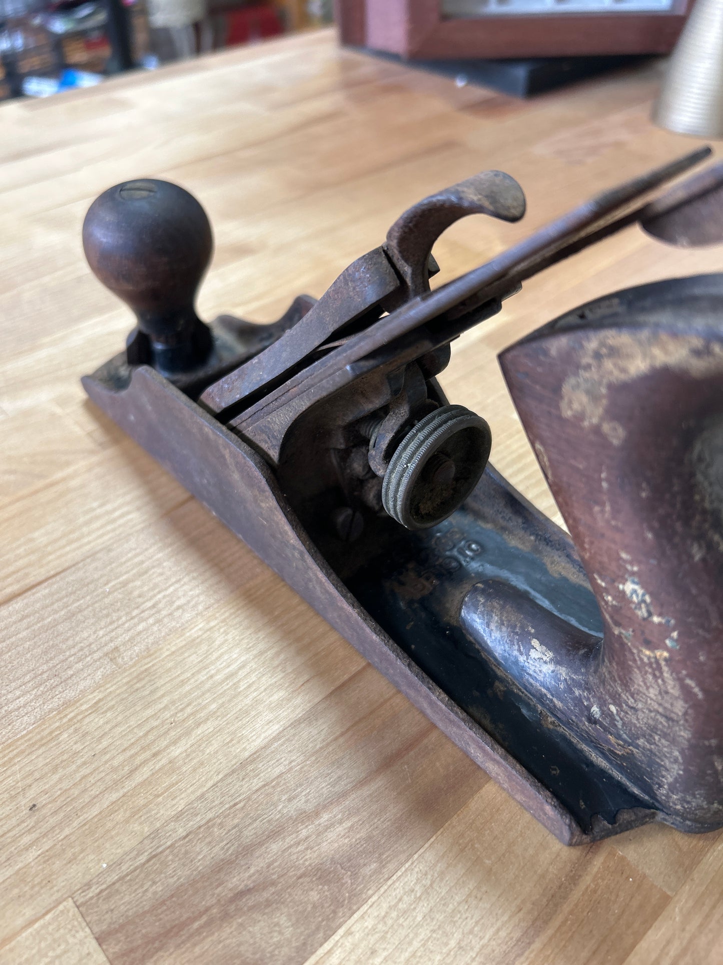 AntiqueStanley Bed Rock Plane #604 Rare (needs front knob replaced)