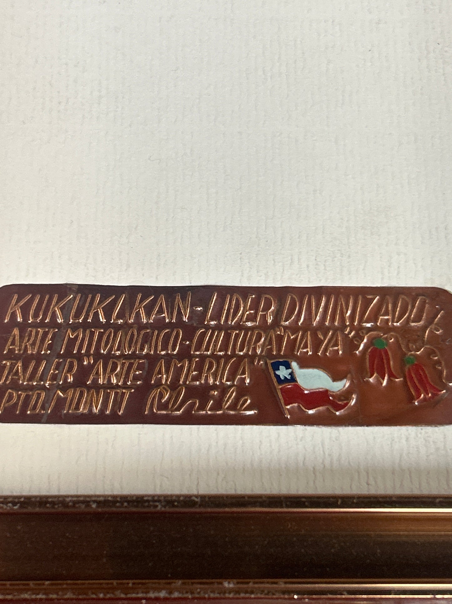 Juan Moreira metal art 11.5x5.5”