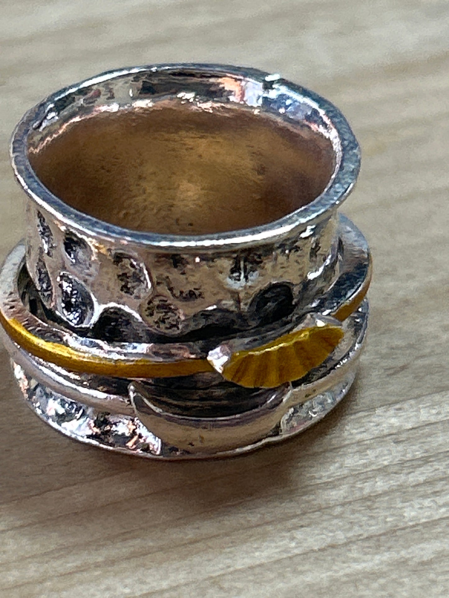 Triple Moon and SunRing size 7