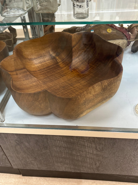 Vintage wood bowl Blain Hawaii 14”