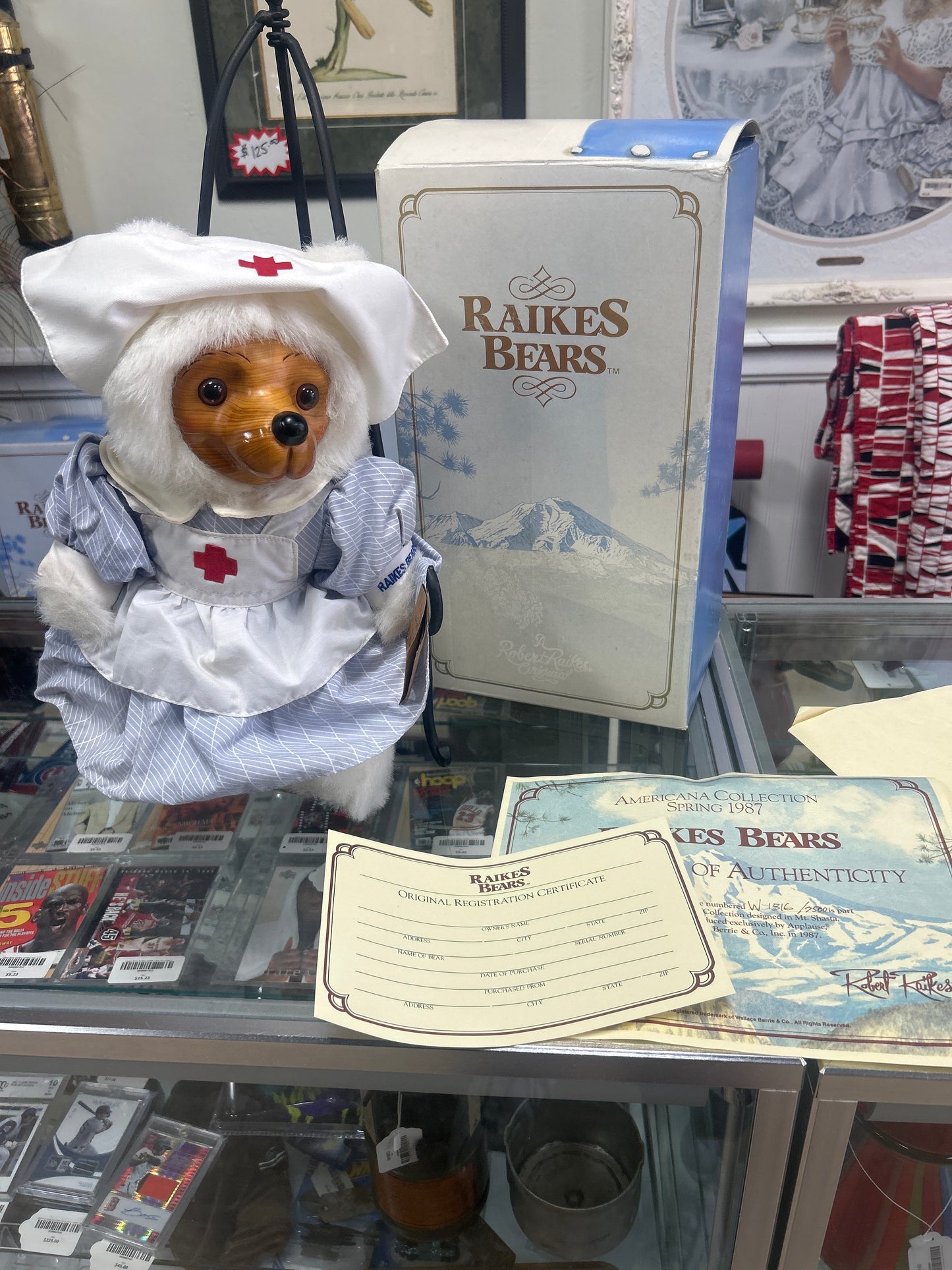 Raikes Original Bear Margaret- W/Box 1516/7500 Paperwork