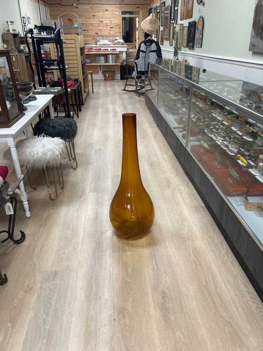 Glass Vase 36" Brown