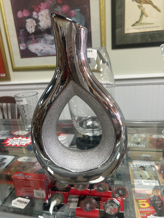 Chrome Colored Vase