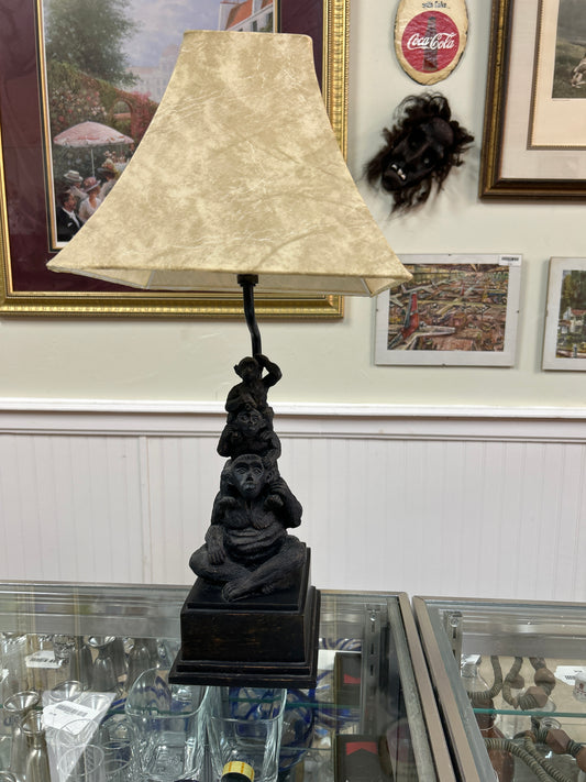 Monkeys on shoulders Lamp