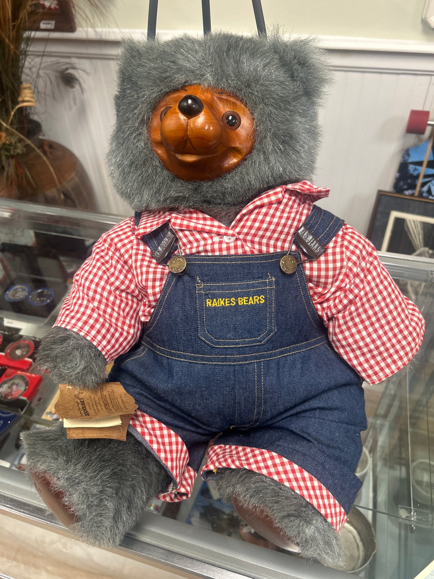 1985 Raikes Original Bear - Huckle Bear - #6017 Of 7500 - 21" W/Box