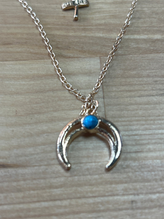 Peace 3 Charm Necklace