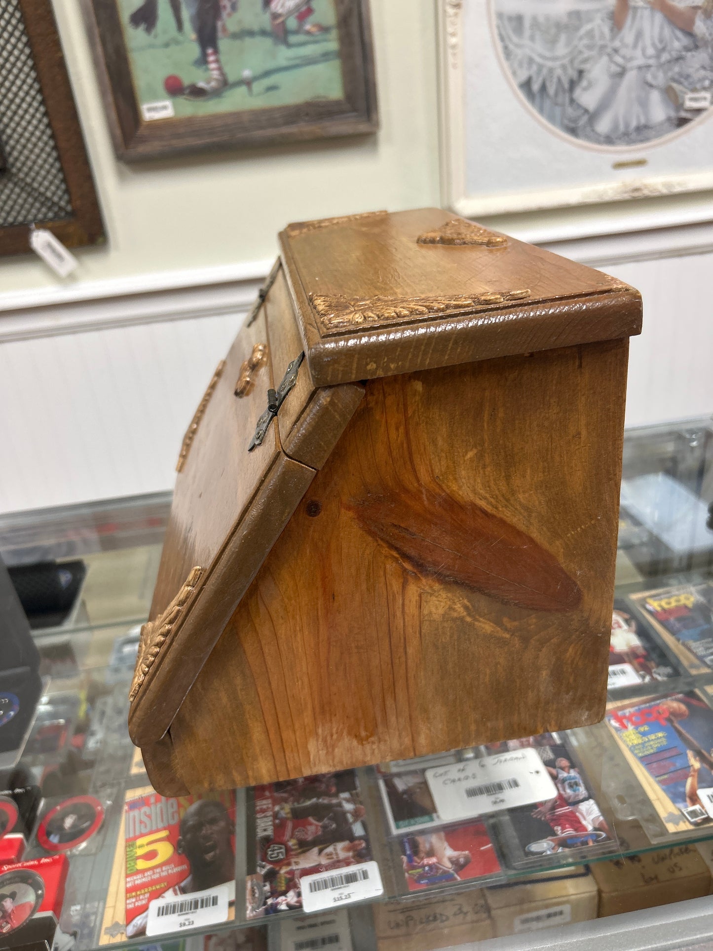 Vintage Wood Bread Box