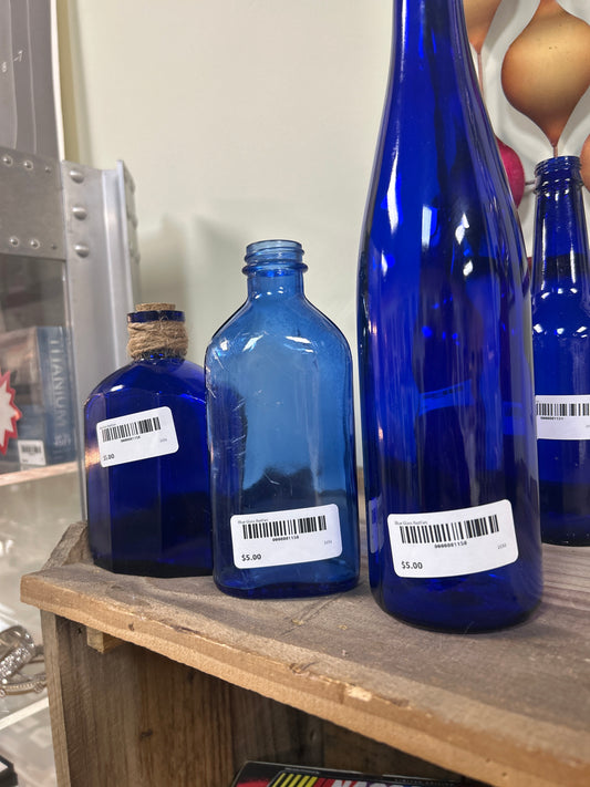 Blue Glass Bottles