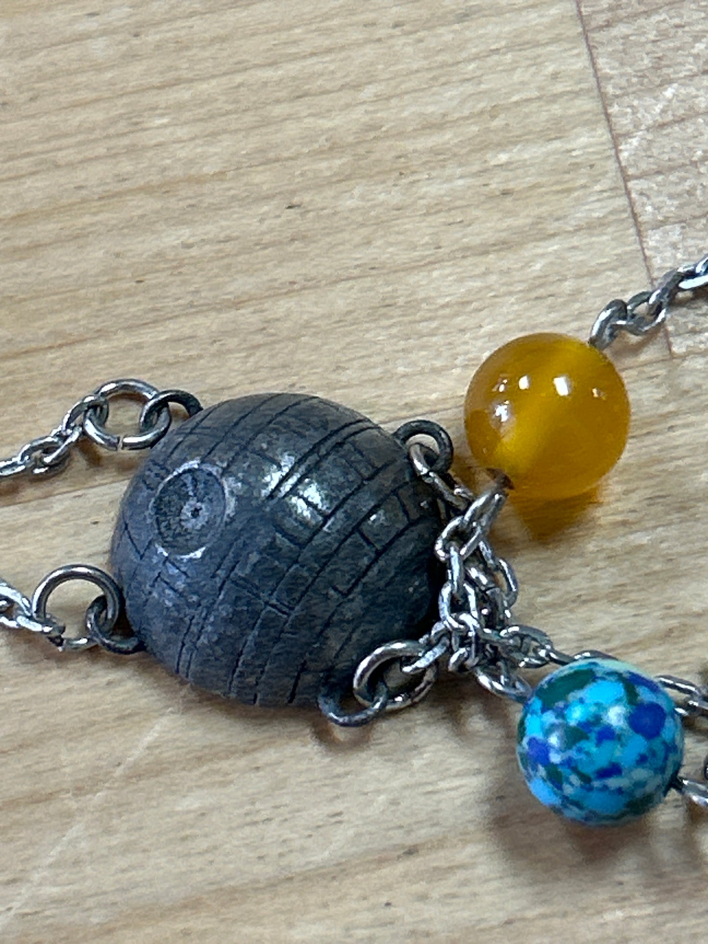 Stynning Original Lucas Film Star Wars LTD Necklace Natural Stone Planets (pre-owned)