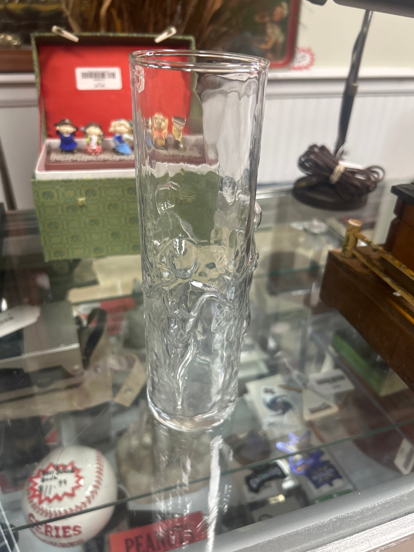 vintage Libbey "L'homme" glass vase