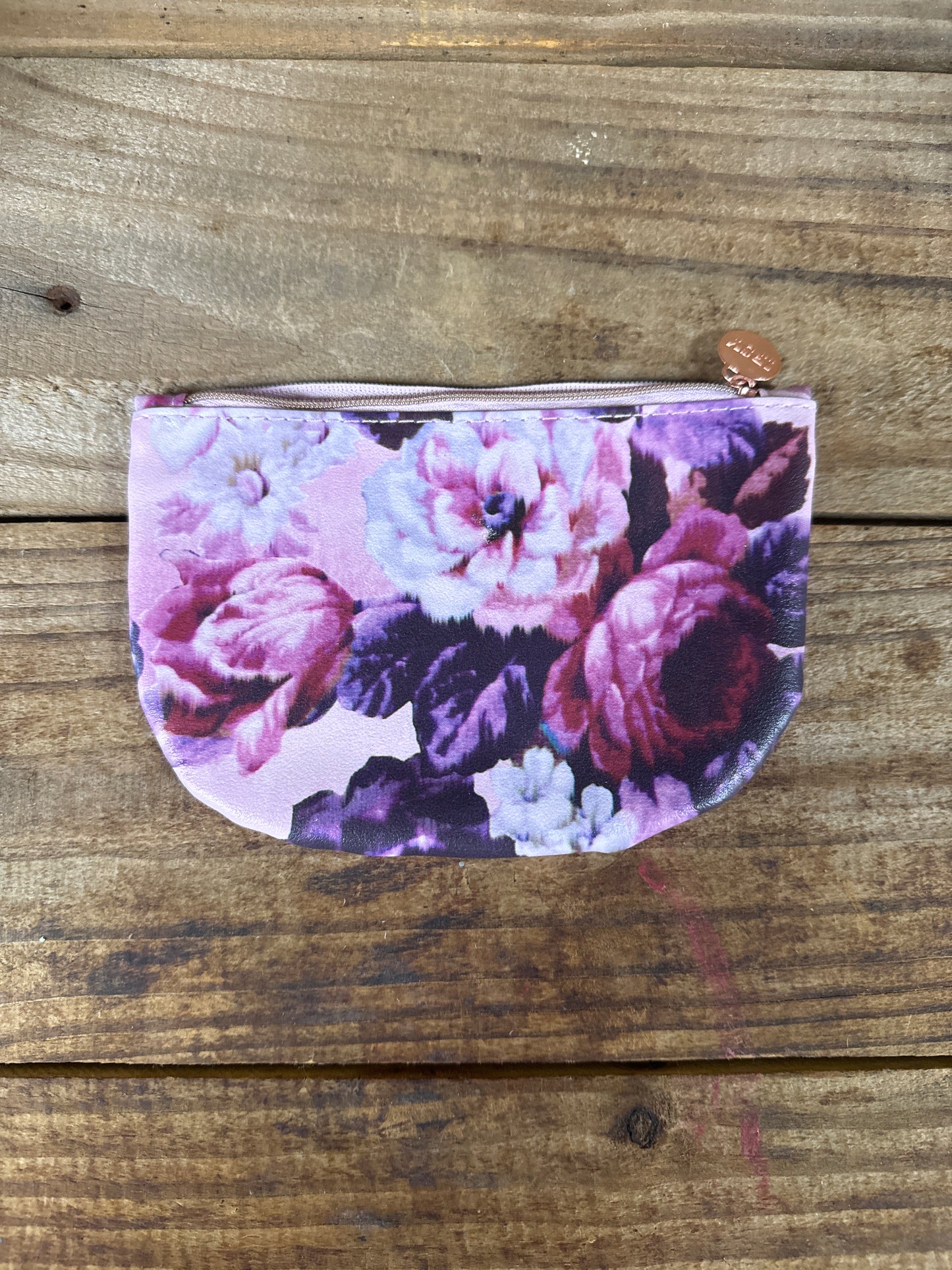 Ipsy Makeup Bag Only Purple Flowers