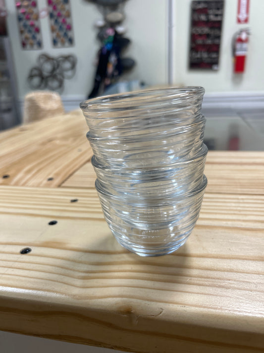 Small glass dipping bowls (set of 4)