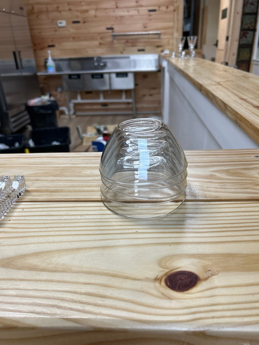 4 glass bowls (fruit or dipping)