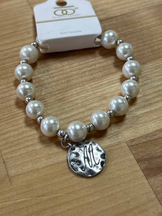 Bead Bracelet with “M”