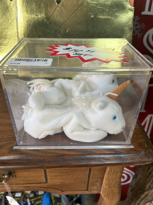 Mystic Beanie Babies (set of 2 w/ Case) Mystic