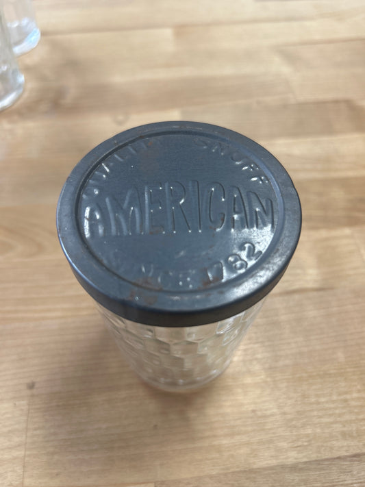 Antique American Snuff Jar (bbb)