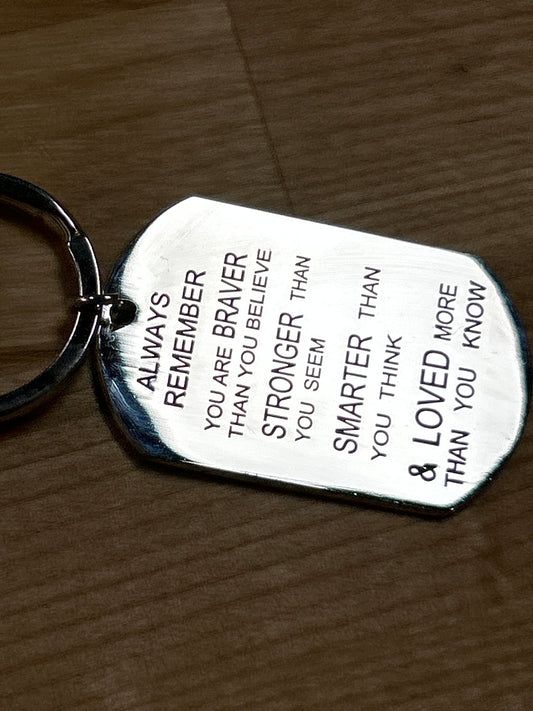 Keychain inspirational