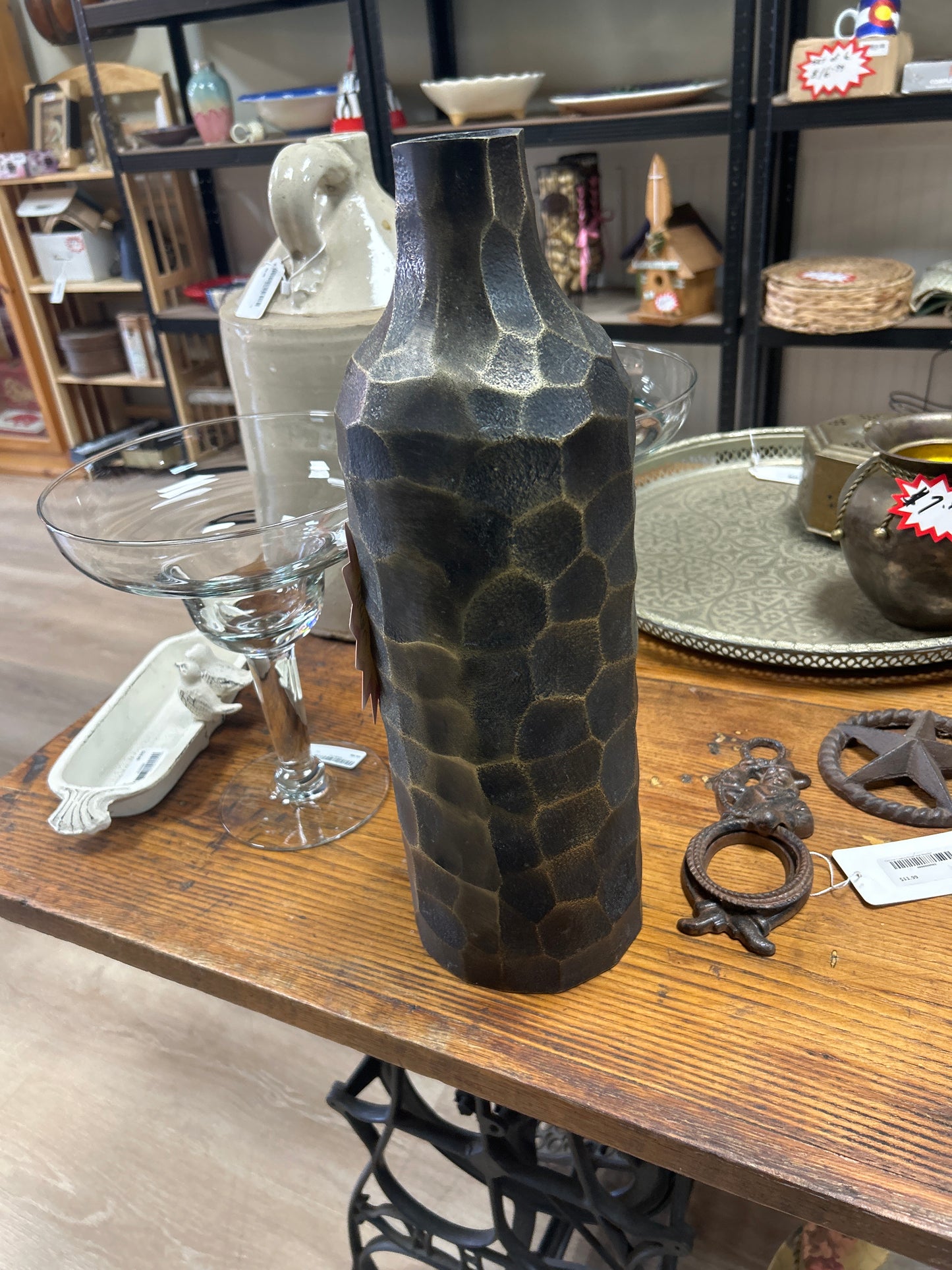 Brass Vase (Art) 17”