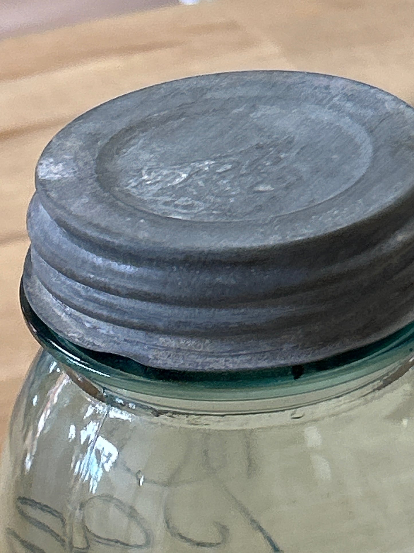 Ball Perfect Mason Jar Aqua Blue w/ Lid #9