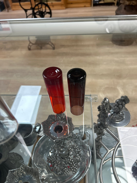 Red and purple shot glass set