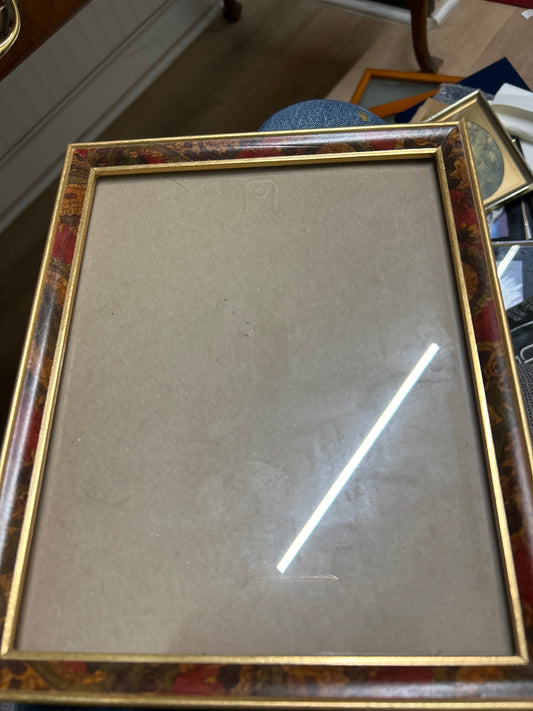 Brown picture frame